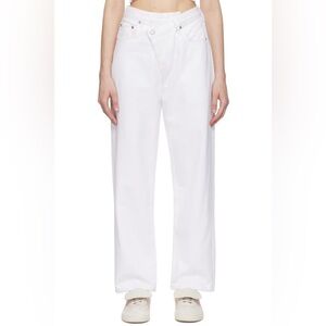 Agolde Criss Cross Straight Leg Jeans
